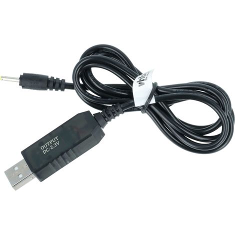 vhbw Cable de carga USB reemplaza Braun 5516 para afeitadora - Cable de red, 100 cm (1/4)