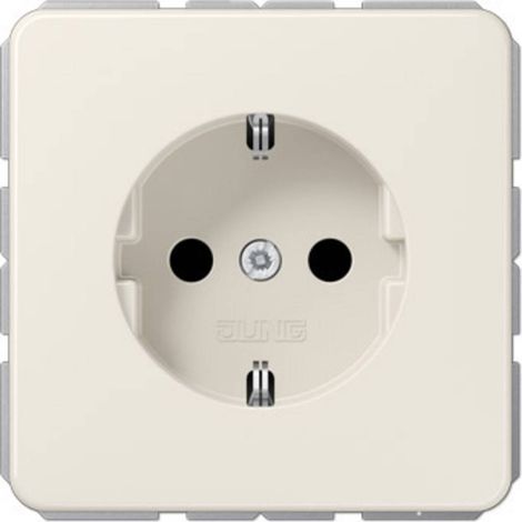 Presa Schuko Jung CD 1520 16A 250V bianco crema (1/2)