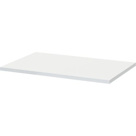 Nuie Satin White 600mm x 390mm Laminate Worktop - MWT160 (1/2)