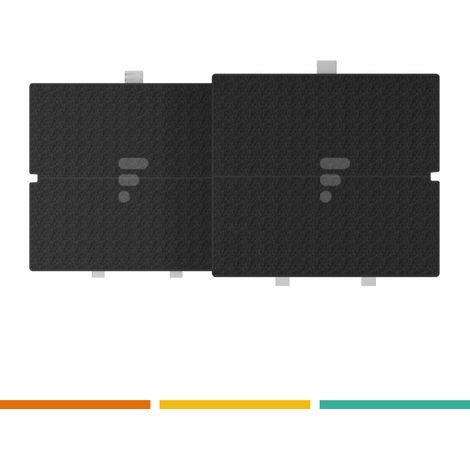 Filtre charbon 258X228X23 mm (00361047) Hotte BOSCH, CONSTRUCTA, NEFF, SIEMENS, VIVA (1/5)