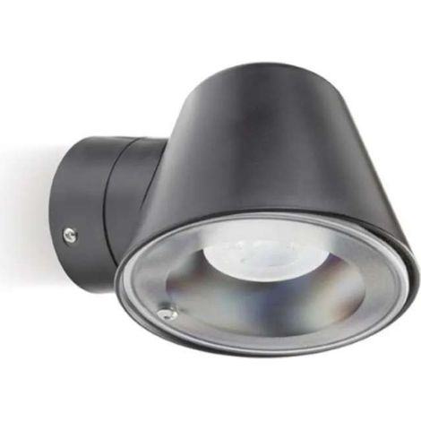 Sovil Applique GU10 Nero - Lampada da Parete Orientabile IP65 per Esterni (1/4)