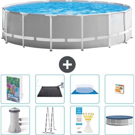 Intex Piscine Prism Frame Ronde - 457x122 cm - 9-pièces S559