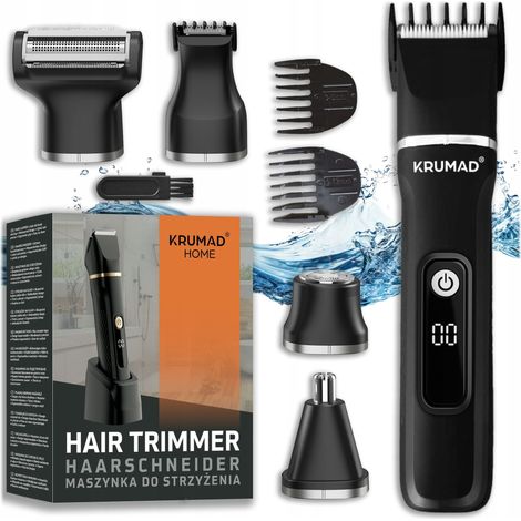 Rasoio rifinitore 5 in 1 per barba, naso e peli del corpo (1/5)