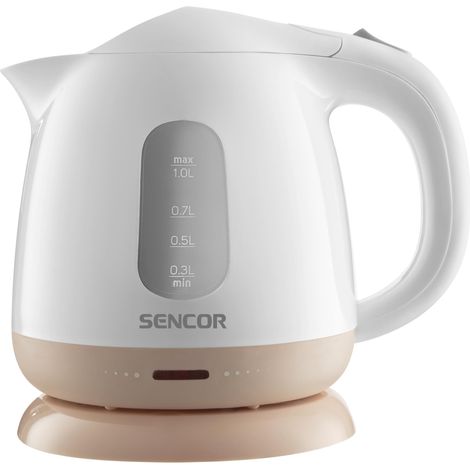 Bollitore Sencor SWK 1102RS bianco 1100 W un litro (1/3)