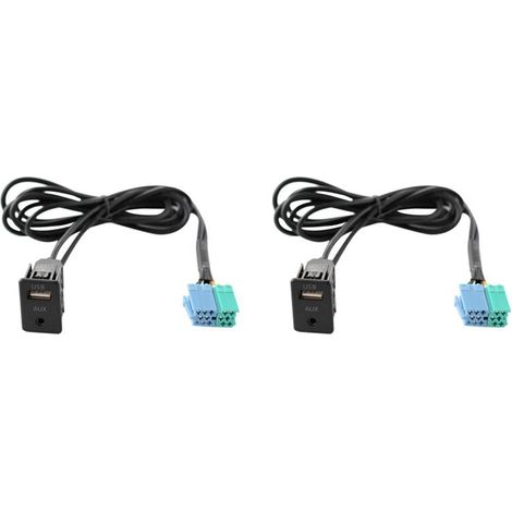 USB-Adapterkabel und AUX-Anschluss-Erweiterungsset für Sportage 2X Autoradio