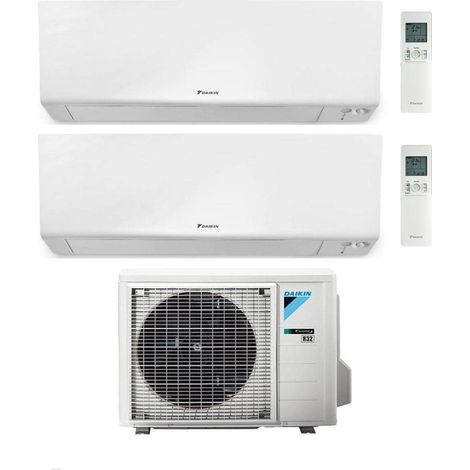 DAIKIN Climatizzatore Dual Split Bluevolution serie FTXM-R PERFERA 9+12 con 3MXM52A9 R-32 Wi-Fi Integrato