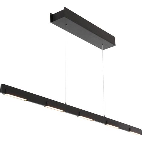 Steinhauer - lámpara colgante - Bloc - negro - vidrio metal - (1/4)