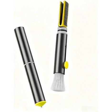 Brosse de voiture multifonctionnelle – Intérieur, jantes, fentes – Dépoussiéreur – Compact – Portable (1/5)