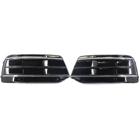 Frontgrill für Q5 2018-2022, Stoßstangengrill mit Nebelscheinwerfern, Grillabdeckung kompatibel mit Audi Q5 2019 2020 2021.