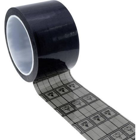 Quadrios Ruban adhésif antistatique (ESD) 1 pc(s) noir, transparent (L x l) 33 m x 50 mm Y293892 (1/4)