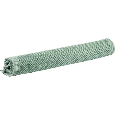VIVARAISE - Tapis de bain uni Vivaraise - Étie en coton 100% (70 x 140 cm) - Couleur Sauge
