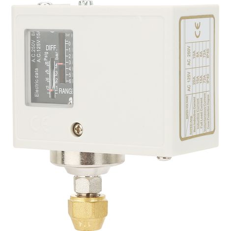 Pressostat pour compresseur d'air et d'eau SPC-106E 24-380 V (1/5)