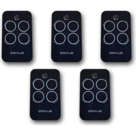 genius 5 x télécommande 4 canaux 433mhz jlc echo tx4 6100334 (1/3)