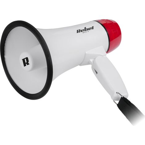 Sirena portatile a tromba Megaphone DH-08 da 5 W (1/4)