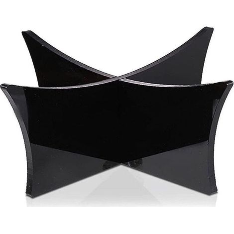 Support pour ballons, support pour ballon de basket-ball, support pour ballon de football, présentoir pour ballon de football en acrylique, support pour ballon de soccer en acrylique - 1 pièce - noir (1/4)