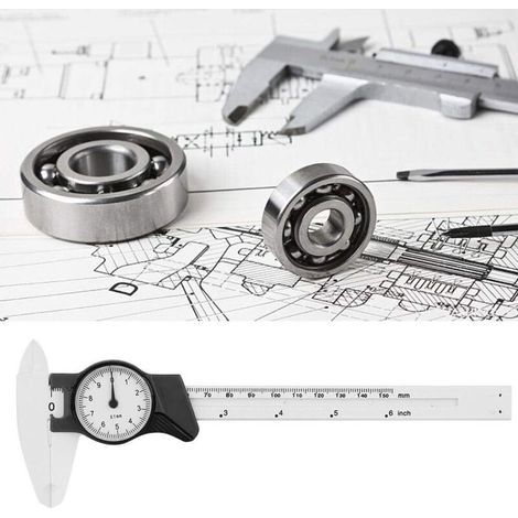 Jauge Micrométrique en Acier Inoxydable, Pied à Coulisse de Montre Numérique 0-150 Mm avec écran LCD Précision de 0,1 Mm pour la Mesure de L'extérieu (1/3)