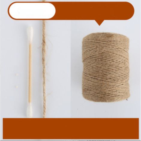 Spago di iuta naturale Ø3,0 mm ±300 m per giardinaggio, fai da te, artigianato (corda di canapa color naturale3 mm 300 m (4 omaggi))