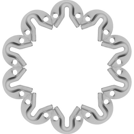 Units M5x0 8 Carbon Steel U Type Clip Nut Bent Design and
