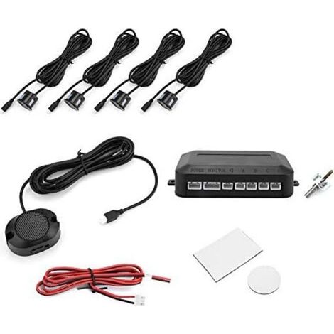 Radar De Recul - 8 Capteurs Ultrasons - Système Aide Au Stationnement Arrière - Avec Écran LED Et Avertissement Sonore Variable - Kit Complet ×1