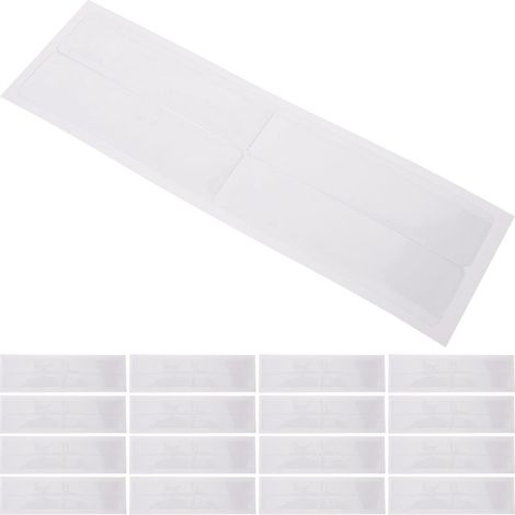 Etikettenhalter Transparent Kunststoff Papier 1 Satz