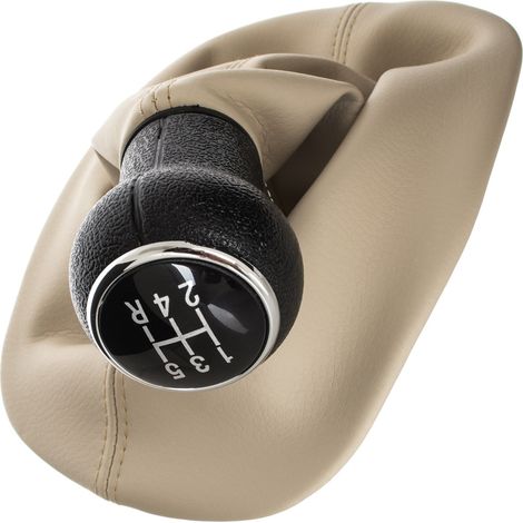 Pomo palanca cambio VW Passat B5 96-00 + fuelle beige (1/5)