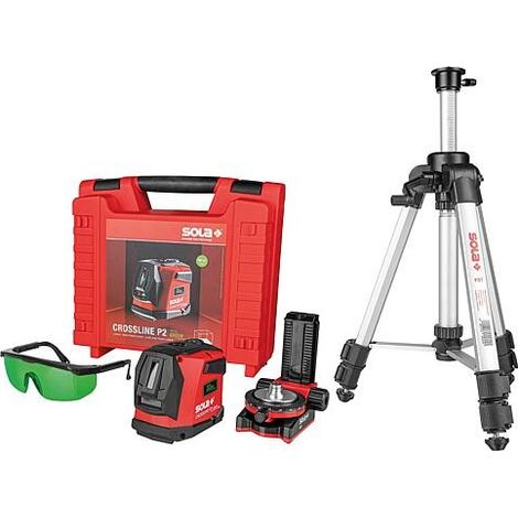 Kit Laser croisé SOLA 2 pièces, y compris Crossline P2 et Trépied