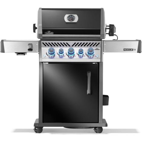 Barbecue à gaz Rogue PRO-S 425 + Sizzle Zone + Brûleur arrière + Rôtissoire - Noir