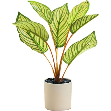 Plantes artificielles en pot décoratives – Haute qualité, feuillage réaliste et durable, idéales pour intérieur moderne (1/4)