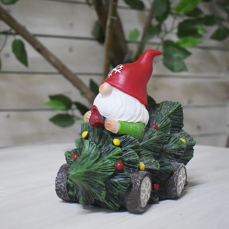 Nain De Jardin - Statue En Résine Pour Extérieur - Décoration De Noël - Hauteur 25 Cm - Lot De 1 (1/3)