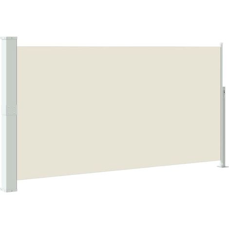 vidaXL Patio Terrace Side awning 160 x 300 cm Cream Colour