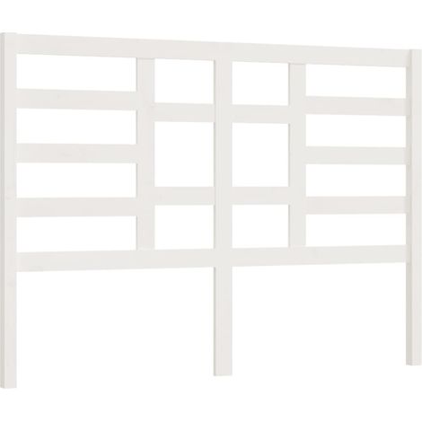 Cabecero accesorio para dormir mueble de dormitorio 166 x 4 x 104 cm madera de pino blanco TDL0203782