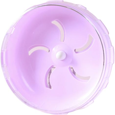 Roue d'exercice silencieuse et antidérapante de grande taille, adaptée aux petits animaux de compagnie tels que les hamsters, les chinchillas, les gerbilles, les hérissons et les souris.