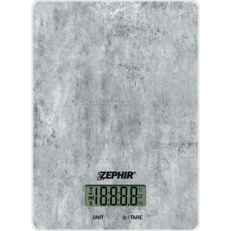 BILANCIA DIGITALE CUCINA ZHS439 ZEPHIR - KG 5/GR 1 PIETRA 1XCR2032 NON INCLUSA - 1 pezzo