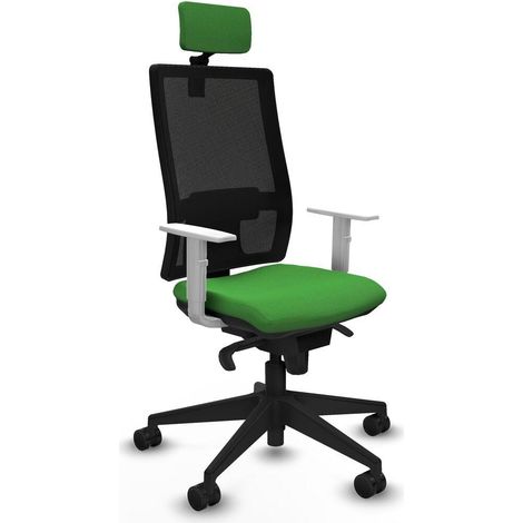 Piqueras y Crespo 4B066N2 Chaise de bureau verte confortable (1/3)