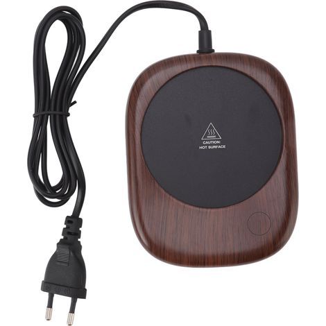 Chauffe-gobelet électrique à grains de bois, chauffage rapide et automatique, prise UE AC100-240V (1/5)