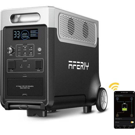 AFEROIY P310 Tragbare Powerstation mit App-Steuerung 3600 W 3840 Wh