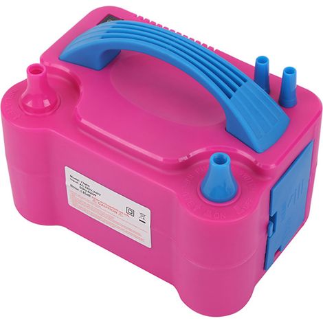 Tragbare elektrische Luftpumpe mit zwei Düsen für Ballons und Partydekorationen, 220–240 V EU (1/5)