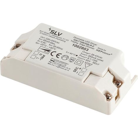 Alimentation LED 9,1-20 W 350 mA variable - SLV