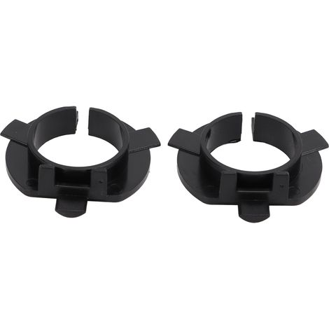 Support de fixation LED pour ampoules H7 - 2 pièces, socle en ABS, installation facile, faible consommation, adaptateur universel pour phares auto (1/5)