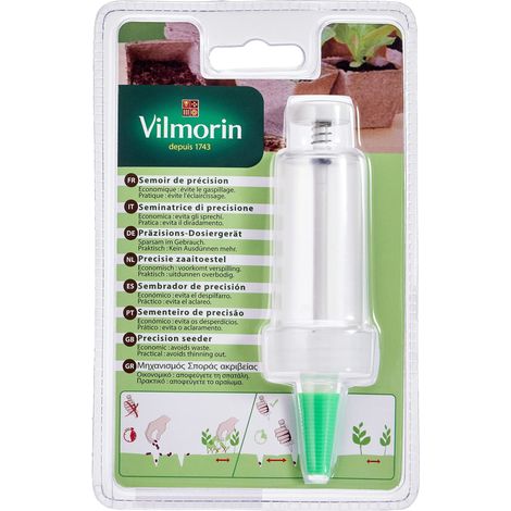 Vilmorin Syringa Sowing di precisione economica e pratica, plastica, senza rifiuti o chiarimenti (1/2)