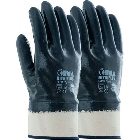 Guanti Nitrile Blu Orma NitriPLUS 16196 - size 10