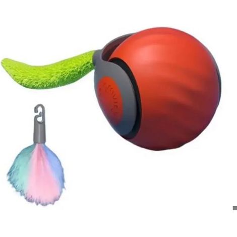 Jouet interactif - Speed Tail 2.0 - Balle mobile - Mode intelligent - Spécialement conçu pour les chats - Balle orange à picots (1/4)