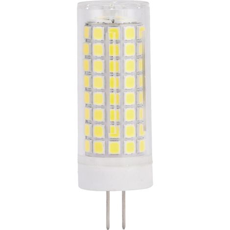 Dimmbare G4-Lampe, 1000 lm, 102 LEDs, Kaltweiß, 10 W, 110 V, für Kronleuchter und Tischlampen, 360°-Beleuchtung (1/5)