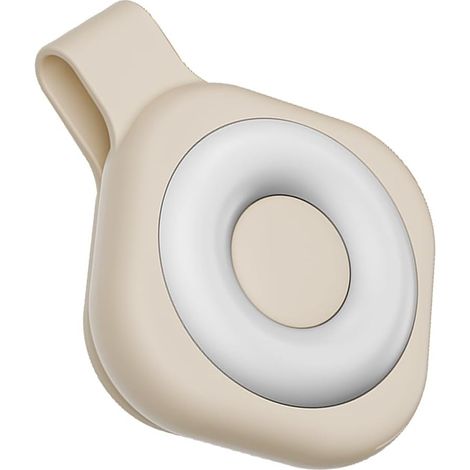Lampe de travail magnétique LED portable - Lampe à pince 6 modes 3 couleurs Rechargeable USB-C Base magnétique Rouge Voyant d'avertissement pour téléphone Éclairage d'appoint pour voiture (Beige) (1/5)