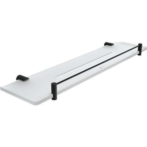 Nimco Bormo - Mensola, lunghezza 50 cm, nero opaco BRC X450-X-90 (1/2)