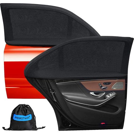 pares de calcetines solares para coche para niños, bloquean los rayos UV y protegen la privacidad, se adaptan al 98 % de los vehículos (110 x 45 cm)