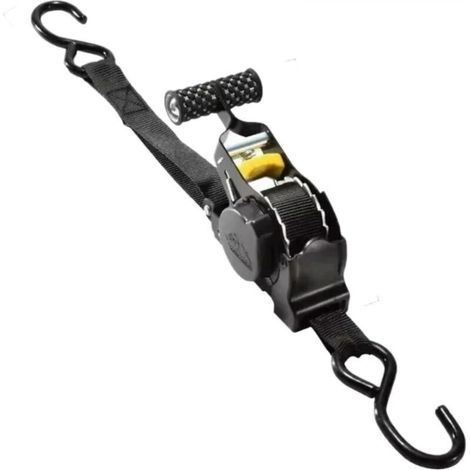 Car load and retractable straps, tensioner and ratchet, compatible with bag loading, motorcycle, car, truck (1/5)