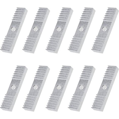 10 Stück GT2 Aluminium-Zahnriemenblock-Befestigungsklammern für 3D-Drucker, 9 mm x 40 mm (1/5)