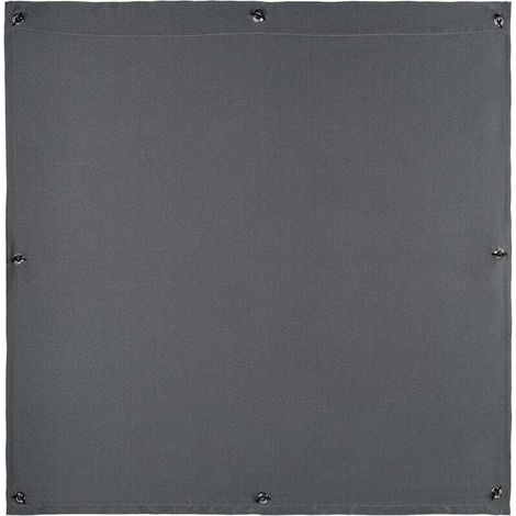 Rideau à ventouses, protection solaire et thermique, puits de lumière, 57x100 cm, portable, gris, polyester, 96x100 cm (1/4)