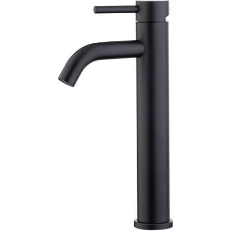 BARKBUSTERS Robinet de Lavabo, Robinet Mitigeur Lavabo Haut de Salle de Bains avec Bec Haut, Mitigeur avec Raccordement Eau Froide/Chaud, G3/8 (1/4)